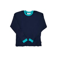 JOHN SOFIA Ringer Rib Knit (Navy) | ジョンソフィア リンガー リブニット（ネイビー)