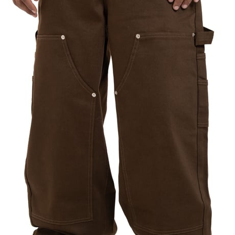 PRO CLUB Barrel Leg Carpenter Pant (CBR)｜プロクラブ バレル レッグ カーペンター パンツ（ブラウン)