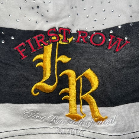 FIRST ROW CLASSIC MONO CLUB POLO SHIRT (Black)｜ファーストロウ クラシック モノ クラブ ポロシャツ（ブラック）