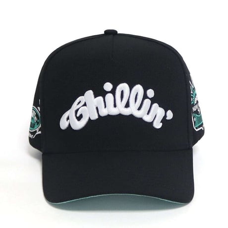 CHILLIN' 5panel Cap New York 3rd (Black / Mint) | チリン ファイブパネル キャップ ニューヨーク サード（ブラック / ミント）
