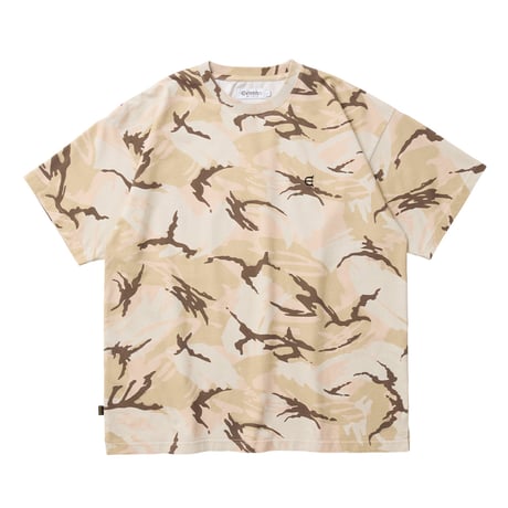 EVISEN E LOGO CAMO TEE (Sand Camo)｜エヴィセン E ロゴ カモ ティー（サンド カモ）