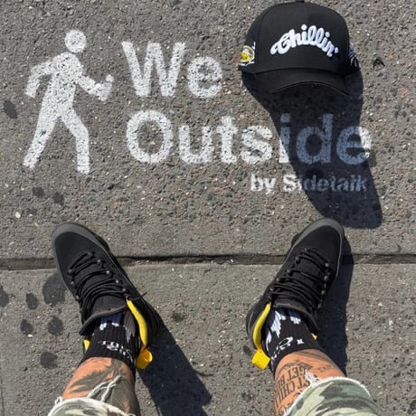 CHILLIN' Logo 5panel Mesh Cap (Black) | チリン ロゴ ファイブパネル メッシュ キャップ（ブラック）