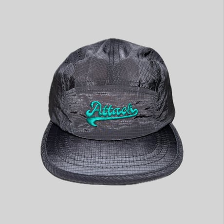 ATTACK ORIGINAL “Attack Sports” Nylon Rip-stop Cap (Gray)｜アタックオリジナル アタックスポーツ　ナイロンリップストップ キャップ（グレー）