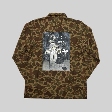 BOB MARLEY × POT MEETS POP OZ ARMY SLANTED POCKET (DUCK HUNTER CAMO)｜ボブ・マーリー × ポットミーツポップ (ダックハンターカモ)