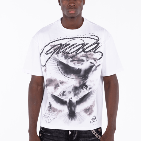 GUAPI White Ascension Tee (White)｜グアピ ホワイト アセンション ティー（ホワイト）