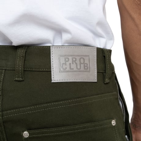 PRO CLUB Barrel Leg Carpenter Pant (OLV)｜プロクラブ バレル レッグ カーペンター パンツ（オリーブ)