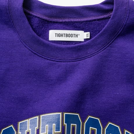 TIGHTBOOTH COLLEGE CREW SWEAT (Purple) | タイトブース カレッジ クルー スウェット（パープル）