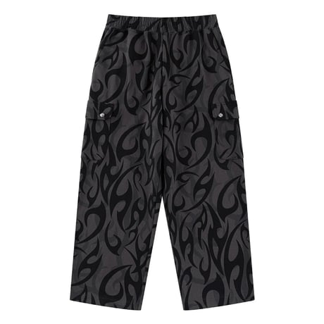 SUPPLIER Tribal Camo Baggy Sweat Pants (CHARCOAL)｜サプライヤー トライバルカモ バギー スウェット パンツ (チャコール）