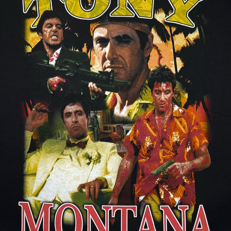 TONY MONTANA Tee (Black)｜トニーモンタナ ティーシャツ（ブラック）