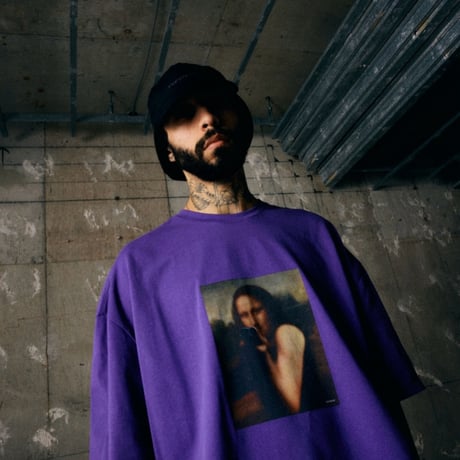 TIGHTBOOTH MONALISA S/S T-SHIRT (Purple)｜タイトブース モナリザ ショートスリーブ ティー（パープル)