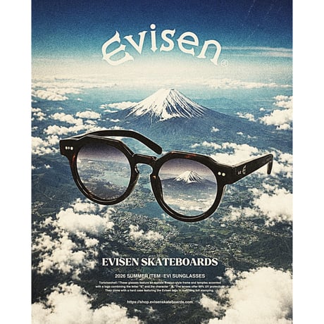 EVISEN EVI SUNGLASSES (Tortoiseshell)｜エヴィセン エヴィ サングラス（トータスシェル）