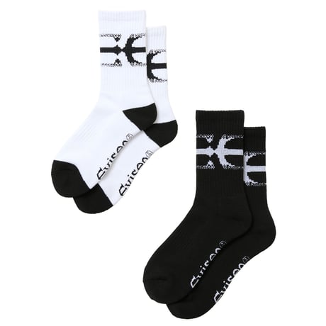 EVISEN PATTERN SOCKS (Black)｜エヴィセン パターンソックス（ブラック）