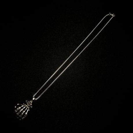 JOHN SOFIA Bone Hand Necklace (Silver)｜ジョン ソフィア ボーン ハンド ネックレス（シルバー)