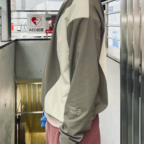 JOHN SOFIA Earth Wave Crewneck (Army3/6)｜ジョンソフィア アースウェーブ クルーネック（アーミー3/6）