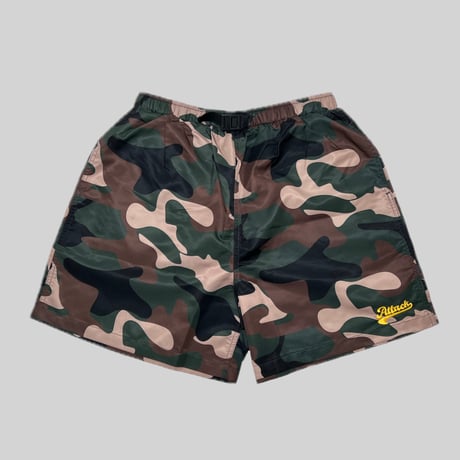 ATTACK ORIGINAL “Attack Sports” Shorts (Camo)｜アタック オリジナル “アタックスポーツ” ショーツ（カモ)