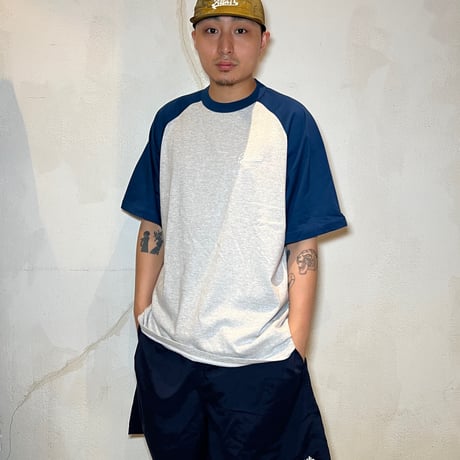 ATTACK ORIGINAL “Attack Sports” Raglan Tee (Blue)｜アタック オリジナル “アタックスポーツ” ラグラン ティー（ブルー）