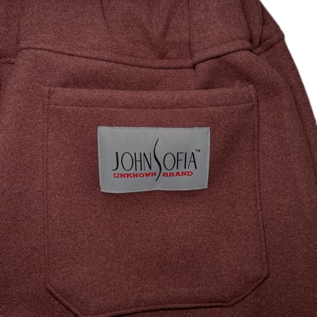 JOHN SOFIA The After Zone Fleece Trousers (Brick)｜ジョンソフィア アフターゾーン フリーストラウザーズ（ブリック）