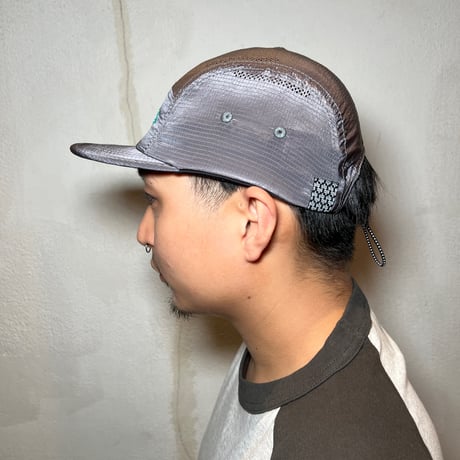 ATTACK ORIGINAL “Attack Sports” Nylon Rip-stop Cap (Gray)｜アタックオリジナル アタックスポーツ　ナイロンリップストップ キャップ（グレー）