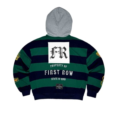 FIRST ROW STATE OF MIND CLUB SCRIPT HOODIE (GREEN) | ファーストロウ ステートオブマインド クラブスクリプト フーディー（グリーン）