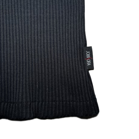 JOHN SOFIA Ringer Rib Knit (Black) | ジョンソフィア リンガー リブニット（ブラック）