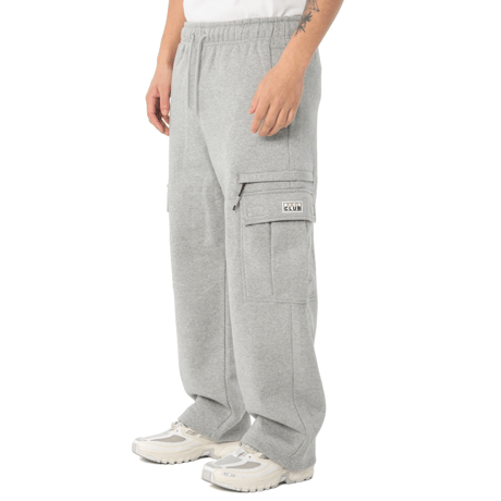 PRO CLUB Heavyweight Basic Open Leg Cargo Sweatpant (HGY)｜プロクラブ ヘビーウェイト カーゴ スウェットパンツ（ヘザーグレー）