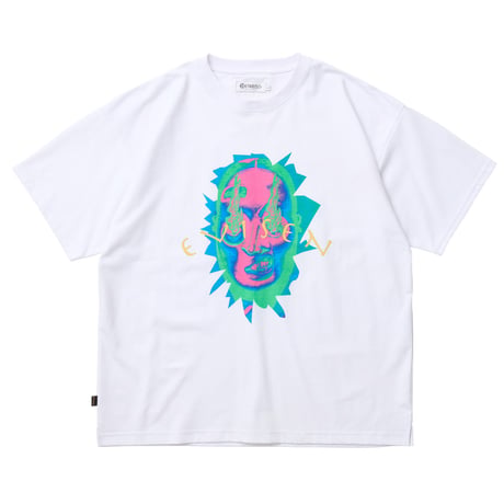 EVISEN FUKUWARAI TEE (White)｜エヴィセン フクワライ ティー（ホワイト)
