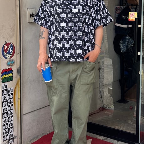 ATTACK ORIGINAL “AS WAVE” VACANCES SHIRT (Black)｜アタック オリジナル “AS ウェーブ” バカンス シャツ（ブラック）