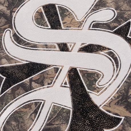 SUPPLIER Tree Camo Faux Fur Cross Zip Hoodie (KHAKI) | サプライヤー ツリーカモ フォーファー クロス ジップフーディー（カーキ）