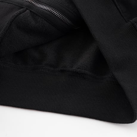 SUPPLIER Faux Fur Cross Zip Hoodie (BLACK) | サプライヤー フォーファー クロス ジップフーディー（ブラック）