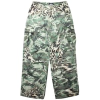 CHILLIN’ Camo Leopard Cargo Denim Pants (Camo Leopard)｜チリン カモレオパード カーゴ デニムパンツ（カモレオパード）