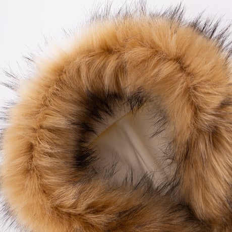 SUPPLIER Faux Fur Cross Zip Hoodie (OFF WHITE) | サプライヤー フォーファー クロス ジップフーディー（オフホワイト）