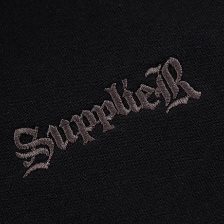 SUPPLIER Faux Fur Cross Zip Hoodie (BLACK) | サプライヤー フォーファー クロス ジップフーディー（ブラック）