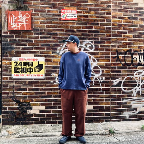 PRO CLUB HEAVYWEIGHT DOUBLE KNEE CARPENTER SWEATS (CBR)｜プロクラブ ヘビーウェイト ダブルニー カーペンタースウェット（ブラウン)