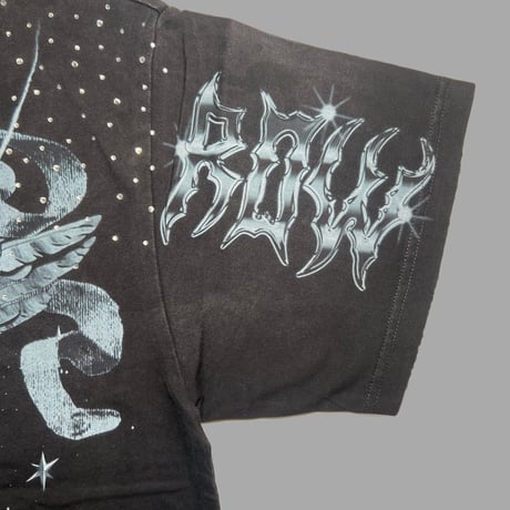 FIRST ROW GOD’S FAVORITE HEAVENFALL TEE (Black)｜ファーストロウ ゴッズ フェイバリット ヘブンフォール ティー（ブラック）
