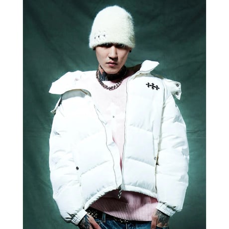 SUPPLIER Triple Cross Shaggy Knit Beanie (Beige)｜サプライヤー トリプル クロス シャギー ニット ビーニー（ベージュ）
