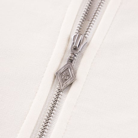 SUPPLIER Faux Fur Cross Zip Hoodie (OFF WHITE) | サプライヤー フォーファー クロス ジップフーディー（オフホワイト）