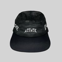 ATTACK ORIGINAL All-Mesh Camp Cap (Black)｜アタック オリジナル オールメッシュ キャンプ キャップ（ブラック）