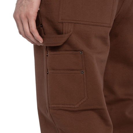 PRO CLUB HEAVYWEIGHT DOUBLE KNEE CARPENTER SWEATS (CBR)｜プロクラブ ヘビーウェイト ダブルニー カーペンタースウェット（ブラウン)