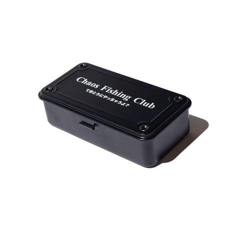 Chaos Fishing Club Logo Tool Box (BLACK)｜カオス フィッシング クラブ ロゴ ツールボックス（ブラック）
