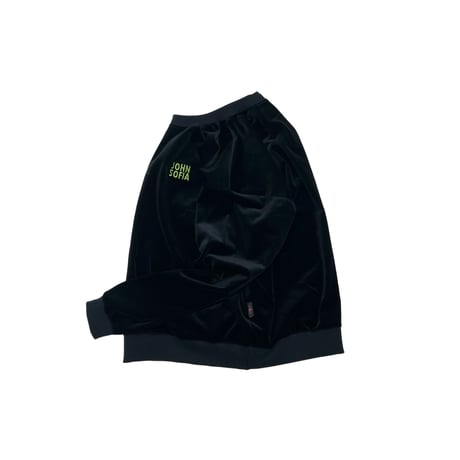 JOHN SOFIA Velour Crewneck (Black)｜ジョンソフィア ベロア クルーネック（ブラック)