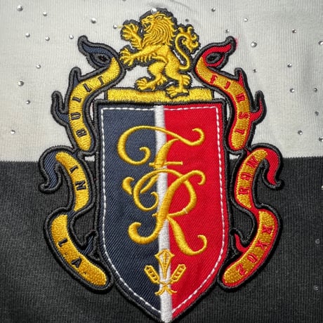 FIRST ROW CLASSIC MONO CLUB POLO SHIRT (Black)｜ファーストロウ クラシック モノ クラブ ポロシャツ（ブラック）