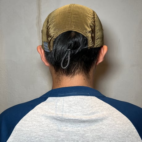 ATTACK ORIGINAL “Attack Sports” Nylon Rip-stop Cap (Olive)｜アタックオリジナル アタックスポーツ　ナイロンリップストップ キャップ（オリーブ）