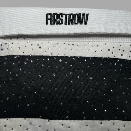 FIRST ROW CLASSIC MONO CLUB POLO SHIRT (Black)｜ファーストロウ クラシック モノ クラブ ポロシャツ（ブラック）