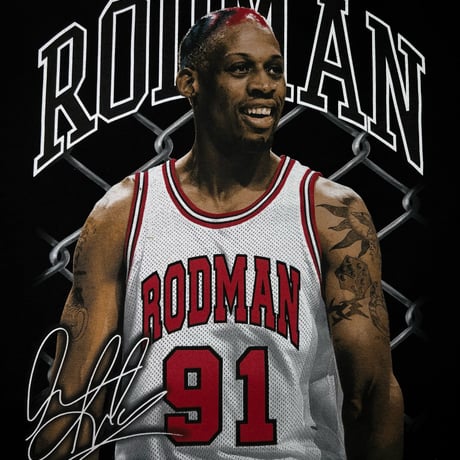 RODMAN Signature Tee (Black)｜ロッドマン シグネチャー ティーシャツ（ブラック）