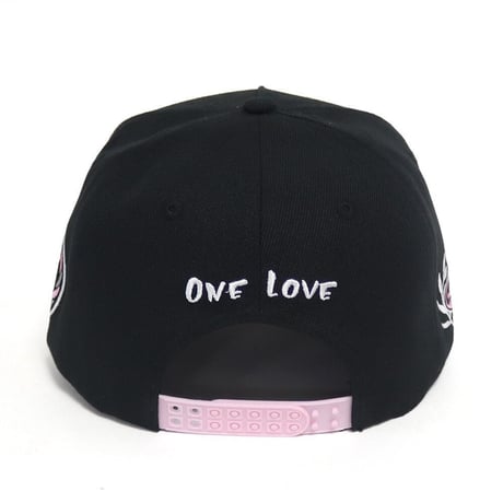 CHILLIN' 5panel Cap Japan 3rd (Black / Pink) | チリン ファイブパネル キャップ ジャパン サード（ブラック / ピンク）