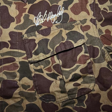 BOB MARLEY × POT MEETS POP OZ ARMY SLANTED POCKET (DUCK HUNTER CAMO)｜ボブ・マーリー × ポットミーツポップ (ダックハンターカモ)
