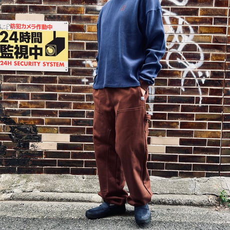 PRO CLUB HEAVYWEIGHT DOUBLE KNEE CARPENTER SWEATS (CBR)｜プロクラブ ヘビーウェイト ダブルニー カーペンタースウェット（ブラウン)