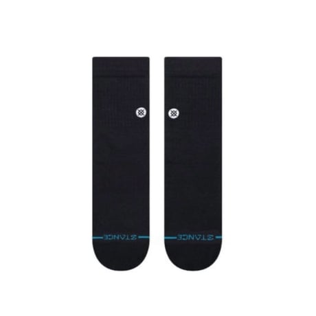 STANCE ICON QUARTER (BLACK)｜スタンス アイコン クォーター（ブラック)