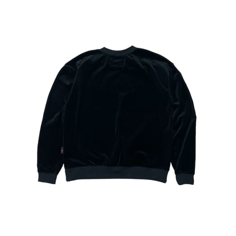 JOHN SOFIA Velour Crewneck (Black)｜ジョンソフィア ベロア クルーネック（ブラック)