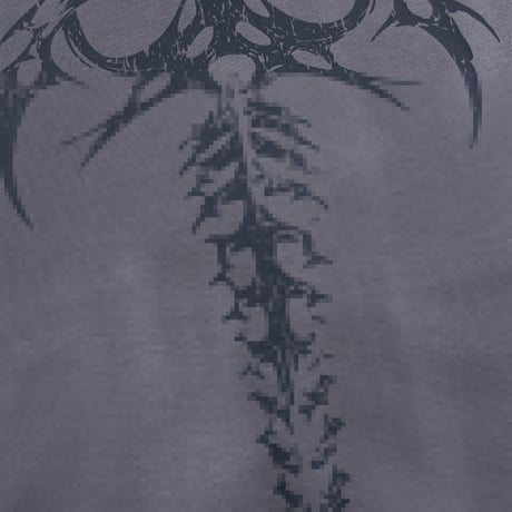 SUPPLIER Tribal Bones Pierced Zip Hoodie (Blue Gray) | サプライヤー トライバル ボーンズ ピアスド ジップ フーディー（ブルーグレー）